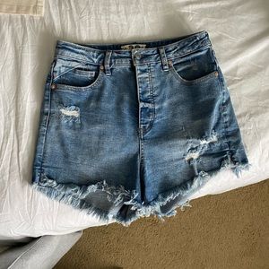 Free People “We The Free” Crvy Jean Shorts